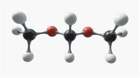 modelo 3d Molécula de dimetoximetano con PBR 4K 8K - TurboSquid 1943243