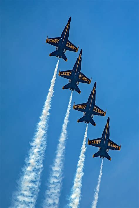 Navy Blue Angels Practice At Pensacola Naval Air Station