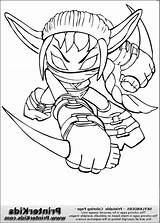 The Most Awesome Attractive Skylanders coloring Pages stealth elf  sketch template
