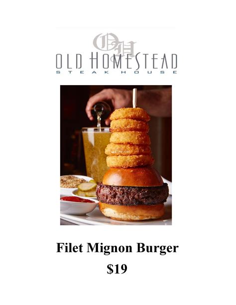 The Old Homestead Steakhouse | Manhattan Restaurant