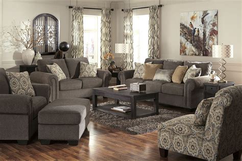 Emelen Alloy Living Room Set from Ashley (45600-35-38) | Coleman Furniture