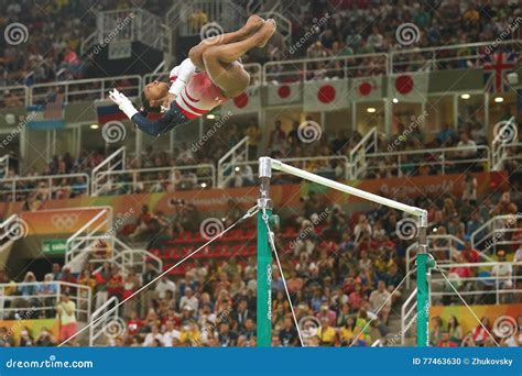 Olympic Champion Simone Biles of United States Competes on the Uneven ...