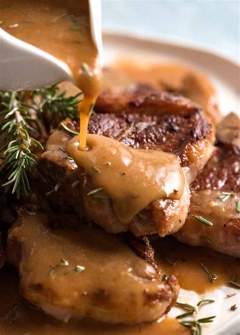 Lamb Chops with Rosemary Gravy (loin chops, forequarter, cutlets ...