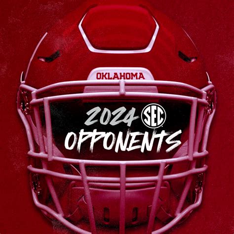 Southeastern Conference on Twitter: "2024 SEC OPPONENTS @OU_Football #SECFB x @SECNetwork"