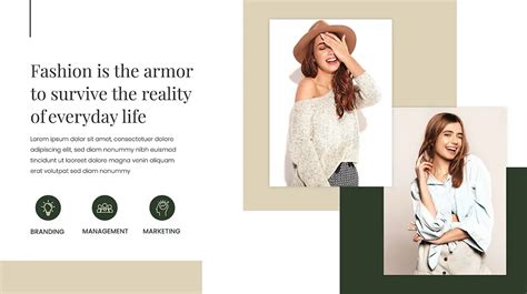 Free Fashion Design & Clothing Brand Template - SlideKit