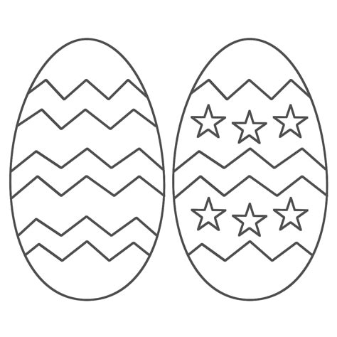 Easter egg coloring pages