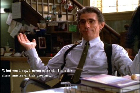 Detective Munch, from Law & Order SVU. He is definitely the comic ...