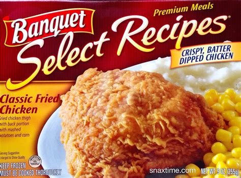 Banquet Classic Fried Chicken: Select Recipes Premium Frozen Dinner ...