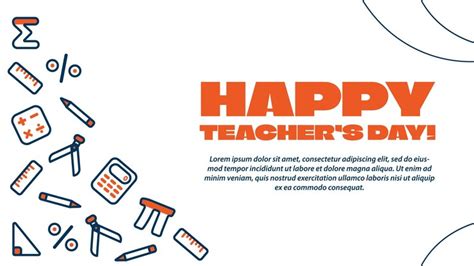 Premium Vector | Happy teachers day banner template