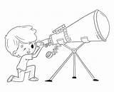 Telescopes Colouring Pages Sketch Coloring Page sketch template