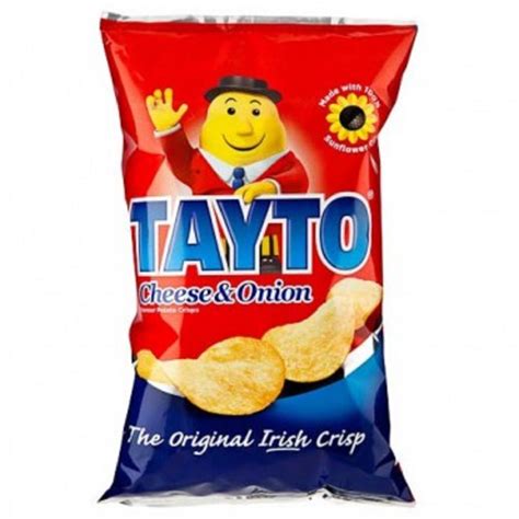 Tayto Cheese and Onion Crisps 45g - Irish Jewelry | Irish Store | Tipperary Irish Importer ...