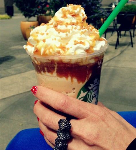 Starbucks caramel ribbon crunch frap - batteryhrom