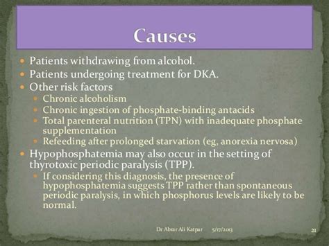 Hypophosphatemia