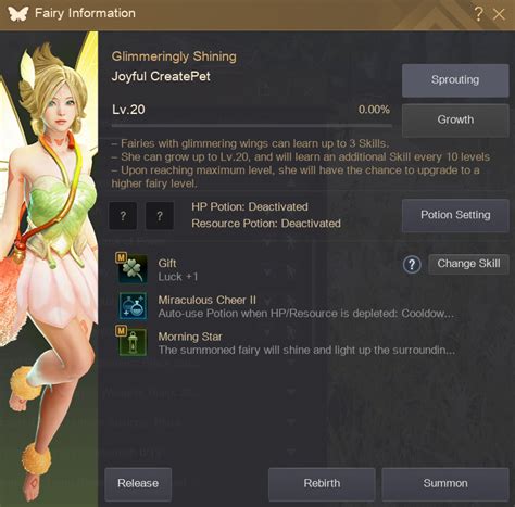 Fairy Laila Companion | Guide | Garmoth.com - BDO Companion