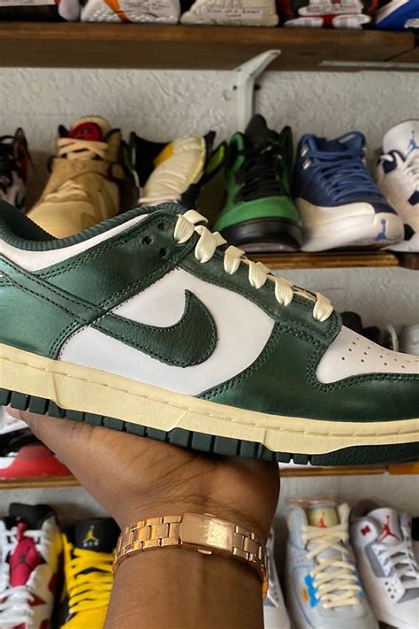 Brand New Nike Vintage Green Low Dunk - ShopperBoard