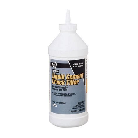 Dap 37584 Liquid Cement Crack Filler, 1 Quart, Gray - Walmart.com - Walmart.com