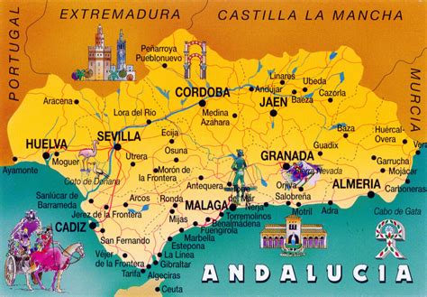 Le province dell'Andalusia, la storia di una regione