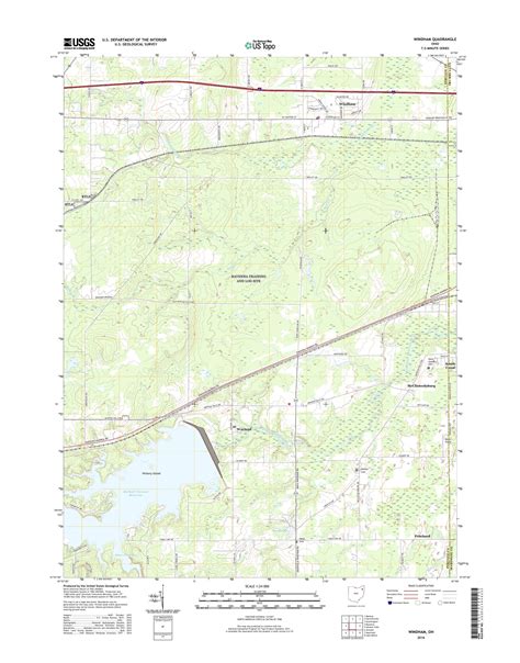 MyTopo Windham, Ohio USGS Quad Topo Map