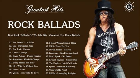 Rock Ballads Playlist | Best Rock Ballads Songs Of 70s 80s 90s | Best Rock Ballads Songs Of All ...