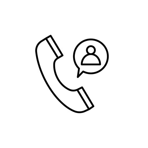 phone icon. outline icon 14573482 Vector Art at Vecteezy