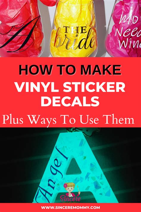 How To Make Vinyl Sticker Decals - Plus Ways To Use Them! | Adhesive ...