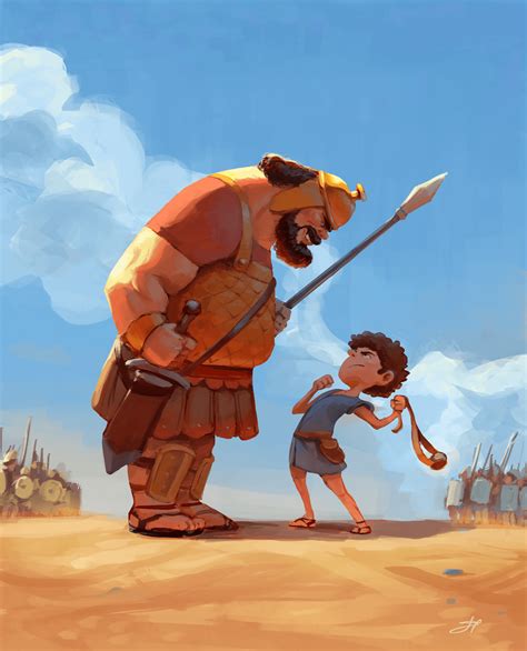 David vs Goliath on Behance