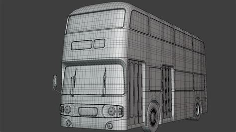 Vintage doubledecker bus 3D model - TurboSquid 2093218