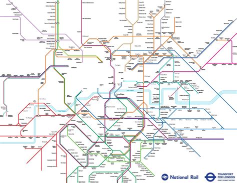 [OC] Rail/Overground map for the tube strike : r/london