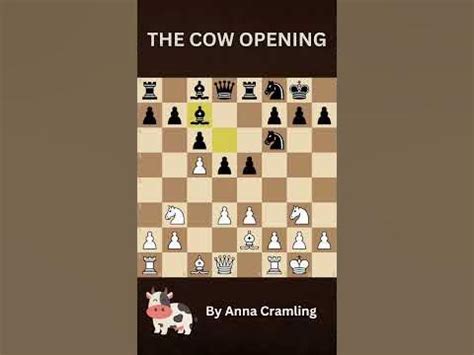 The Cow Opening by @AnnaCramling #chess #checkmate #cow #opening #annacramling #shorts - YouTube