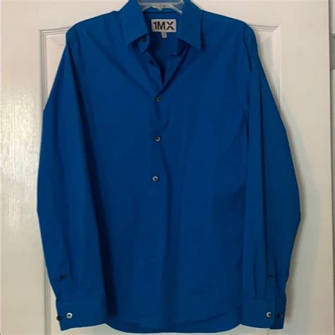 Express | Shirts | Express Mx Mens Blue Dress Shirt | Poshmark