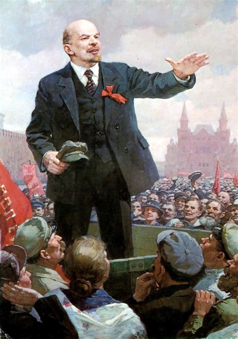 Lenin rallying the Bolsheviks | Propaganda art, Soviet history, Soviet art