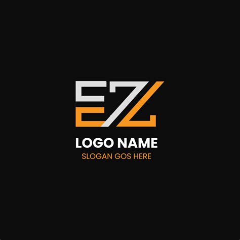 Letter ez logo design template, ez letter logo design 12110142 Vector Art at Vecteezy