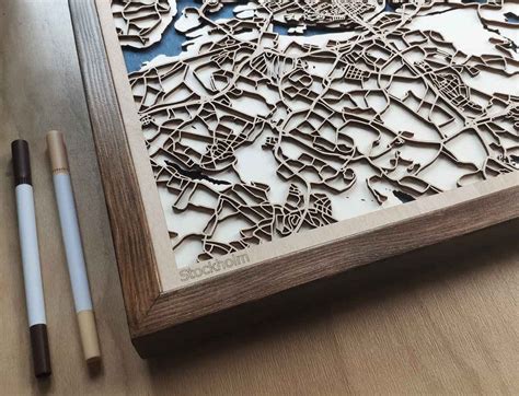 Laser Cut Wood Maps: The Intersection of Art, Technology, and ...