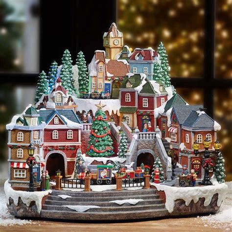 Christmas Animated Village | Christmas village houses, Christmas ...