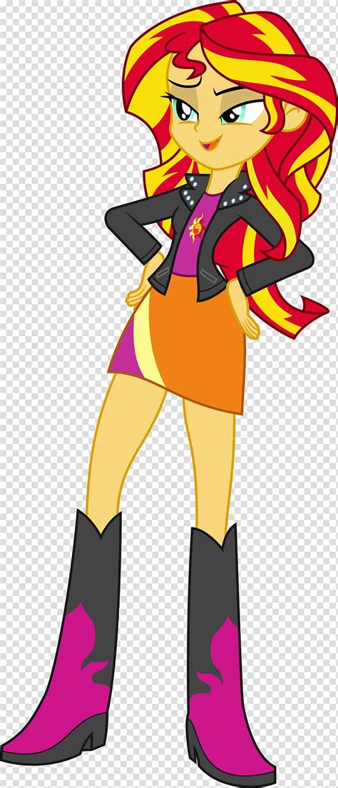 Mlp Eqg Sunset Shimmer, Female Anime Character Transparent - My Little Pony Equestria Girls ...