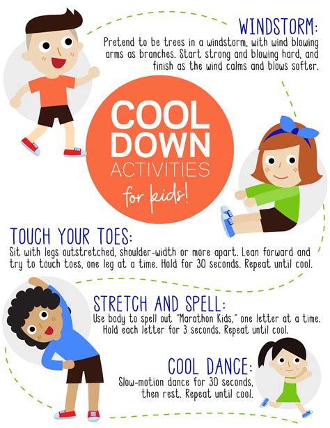 23 Cool Down Activities for Kids | Physical activities for kids ...