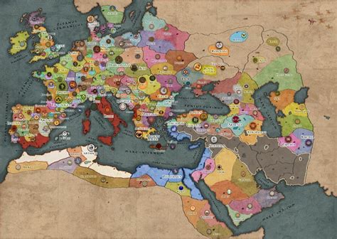 Grand Campaign Map image - Ancient Empires: Attila Total War mod for ...