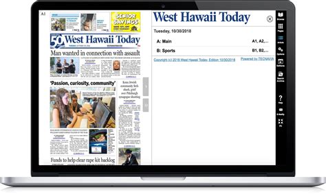 West Hawaii Today Website Landing Page