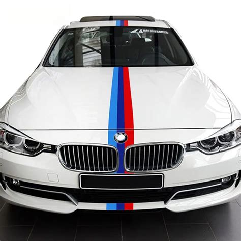 Car Stickers and Decors 3 Color Vinyl Strip Sticker For BMW Car Body ...