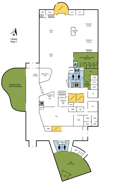 Fulton Library Building Maps | Fulton Library | Utah Valley University