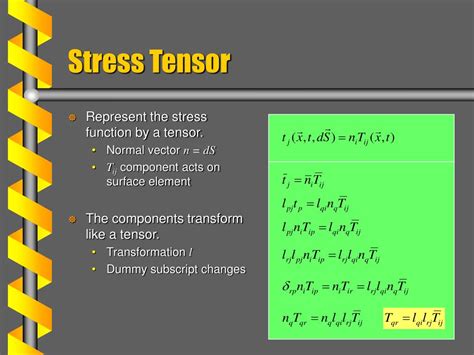 PPT - Stress Tensor PowerPoint Presentation, free download - ID:551858