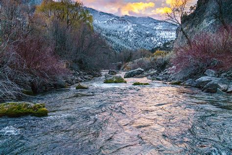 Logan River Sunset Photograph by Nicholas Gottlieb | Fine Art America