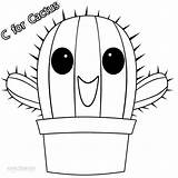 Printable Cactus Coloring Pages For Kids sketch template