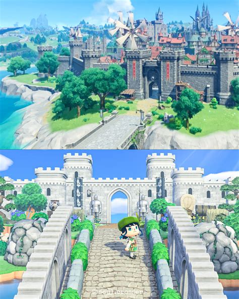 Mondstadt gate 🏰 (the character features some edited elements) : r/AnimalCrossing