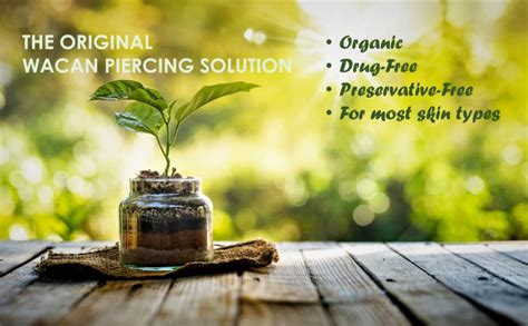 Amazon.com: WACAN Fast-Healing Nipple Saline Solution for Piercings Organic Drug-Free ...