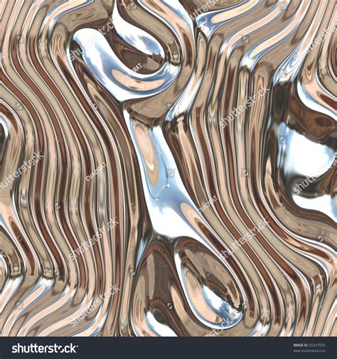 Organic Art Molten Metal Streams Crossing 03 Seamless Stock Photo ...