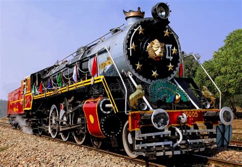 India: Old Steam Train Stock Photo - Image: 4806310