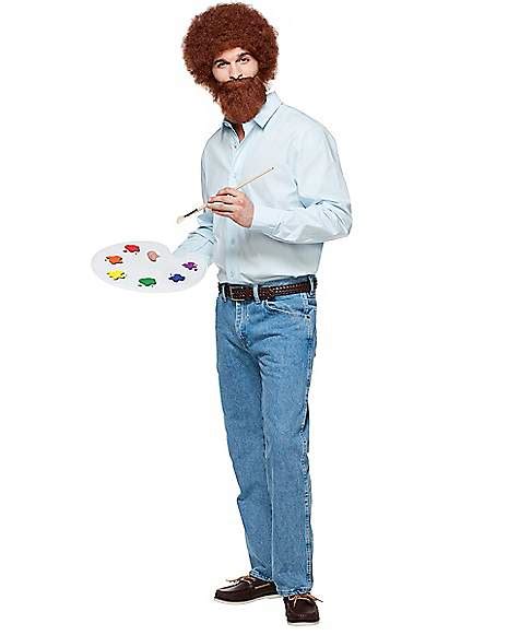 Adult Bob Ross Costume - Firefly - Spirithalloween.com