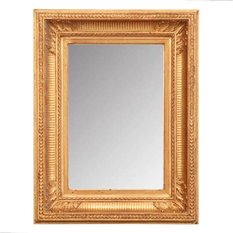 French 19th Century Gold Gilt Frame w/Mirror Fireside Antiques