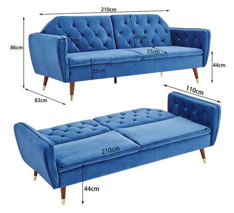 Dawson 3 Seater Sofa Bed | Fantastic Furniture